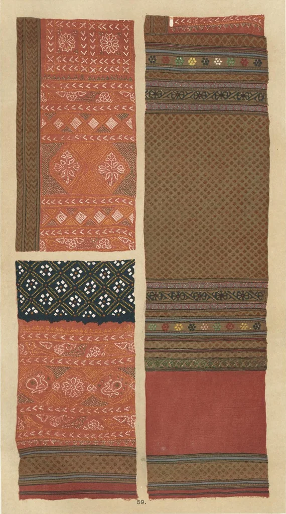An illustration from Illustrations of the textile manufactures of India, 1881, leaf 26