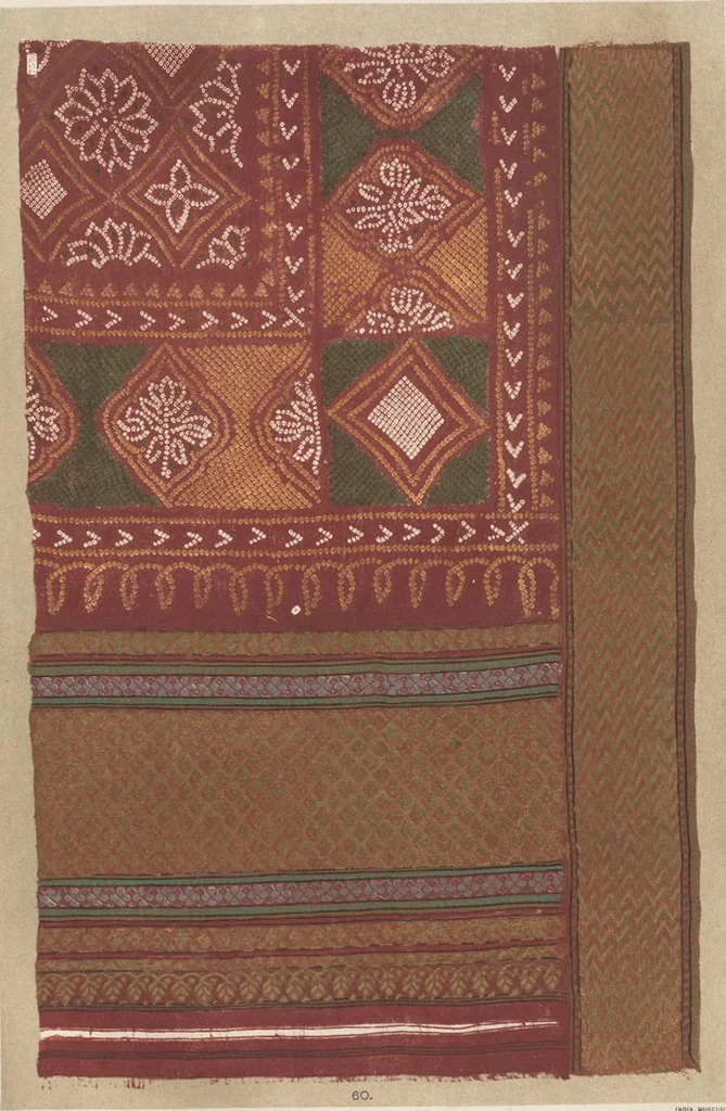 An illustration from Illustrations of the textile manufactures of India, 1881, leaf 28