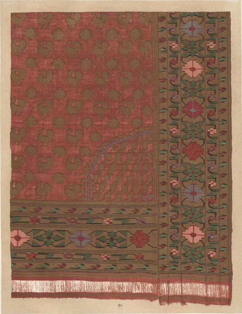 An illustration from Illustrations of the textile manufactures of India, 1881, leaf 30