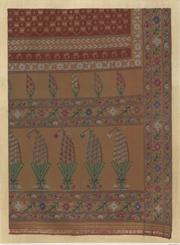 An illustration from Illustrations of the textile manufactures of India, 1881, leaf 42