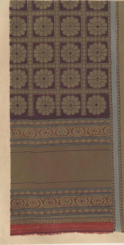 An illustration from Illustrations of the textile manufactures of India, 1881, leaf 44