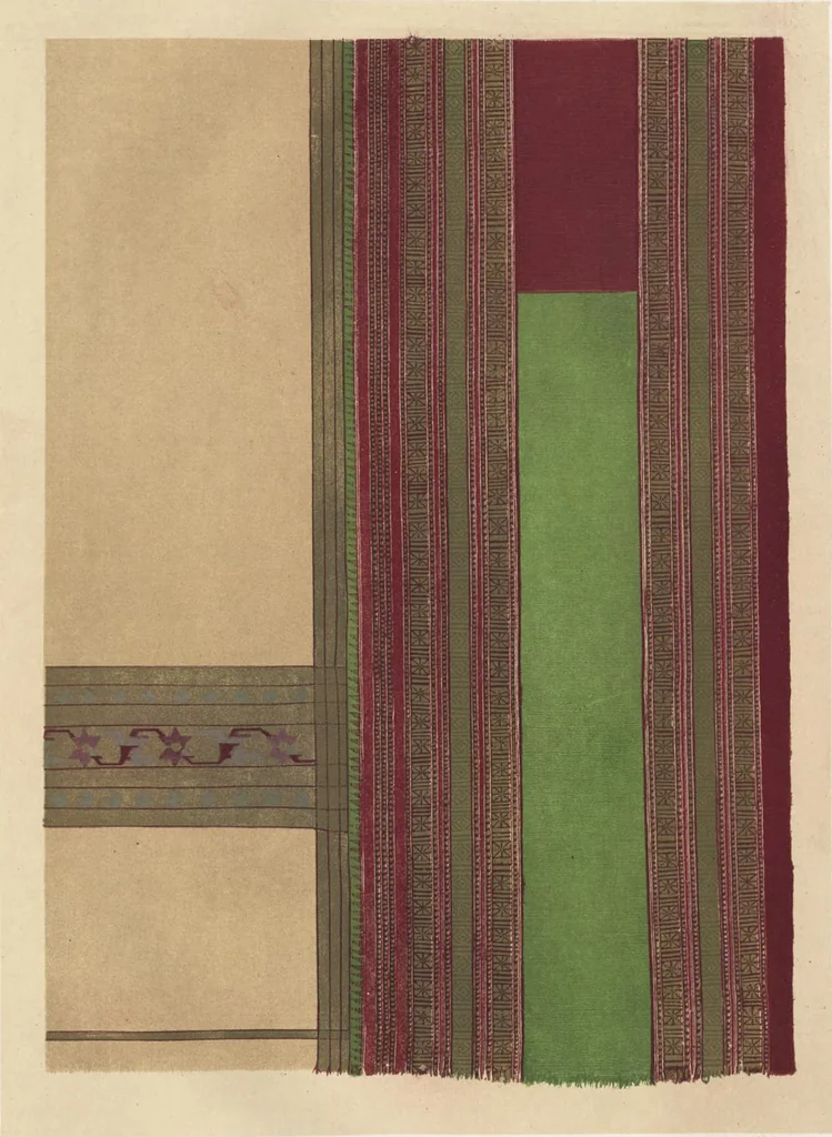 An illustration from Illustrations of the textile manufactures of India, 1881, leaf 62