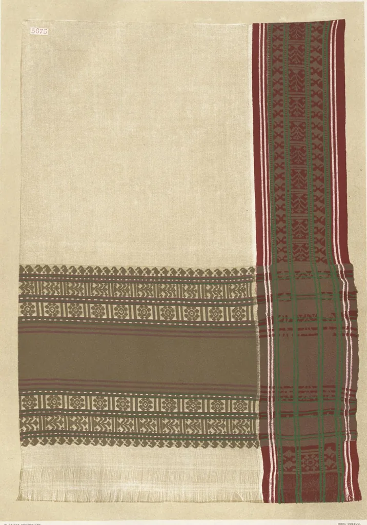 An illustration from Illustrations of the textile manufactures of India, 1881, leaf 64