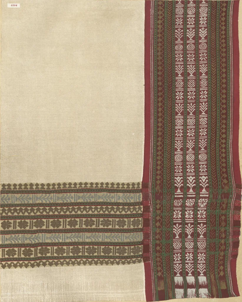 An illustration from Illustrations of the textile manufactures of India, 1881, leaf 68
