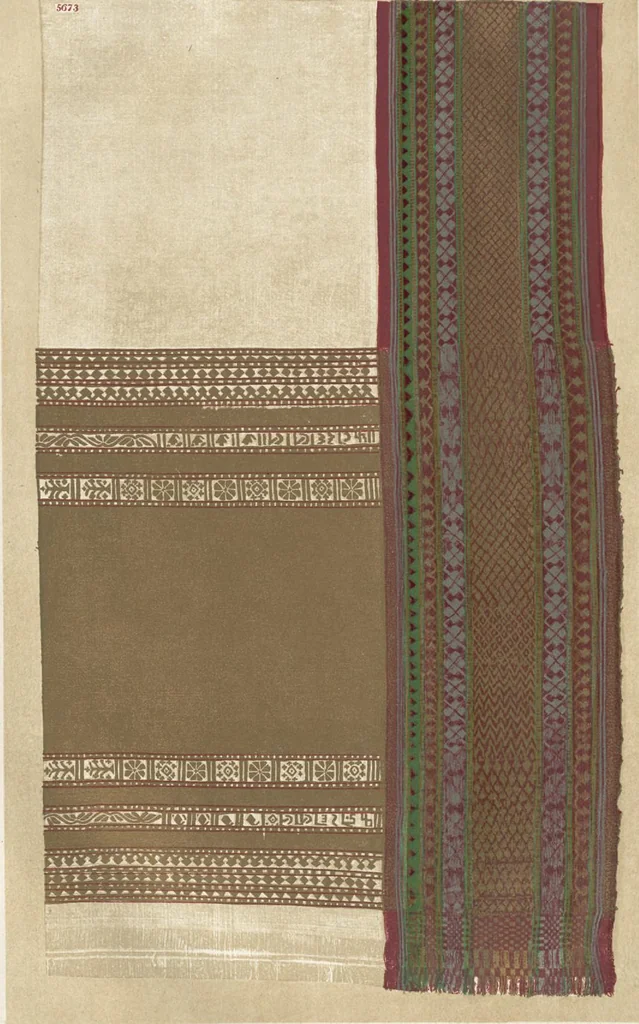 An illustration from Illustrations of the textile manufactures of India, 1881, leaf 72