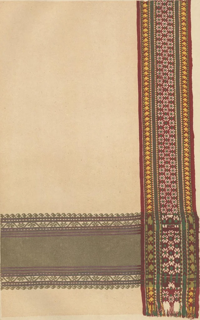 An illustration from Illustrations of the textile manufactures of India, 1881, leaf 74
