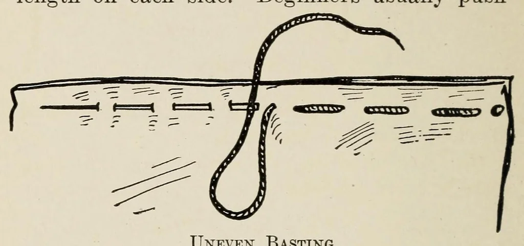 An illustration from Sewing and textiles; a textbook for grades and rural schools, prepared in the Extension division of the University of Wisconsin, 1918, leaf 20