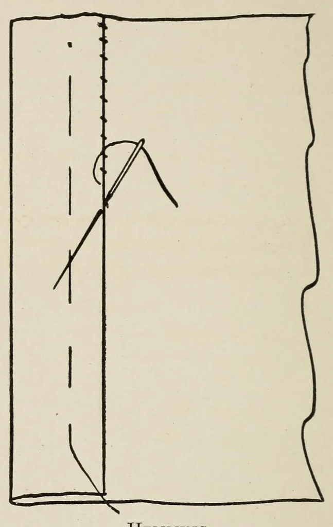 An illustration from Sewing and textiles; a textbook for grades and rural schools, prepared in the Extension division of the University of Wisconsin, 1918, leaf 26