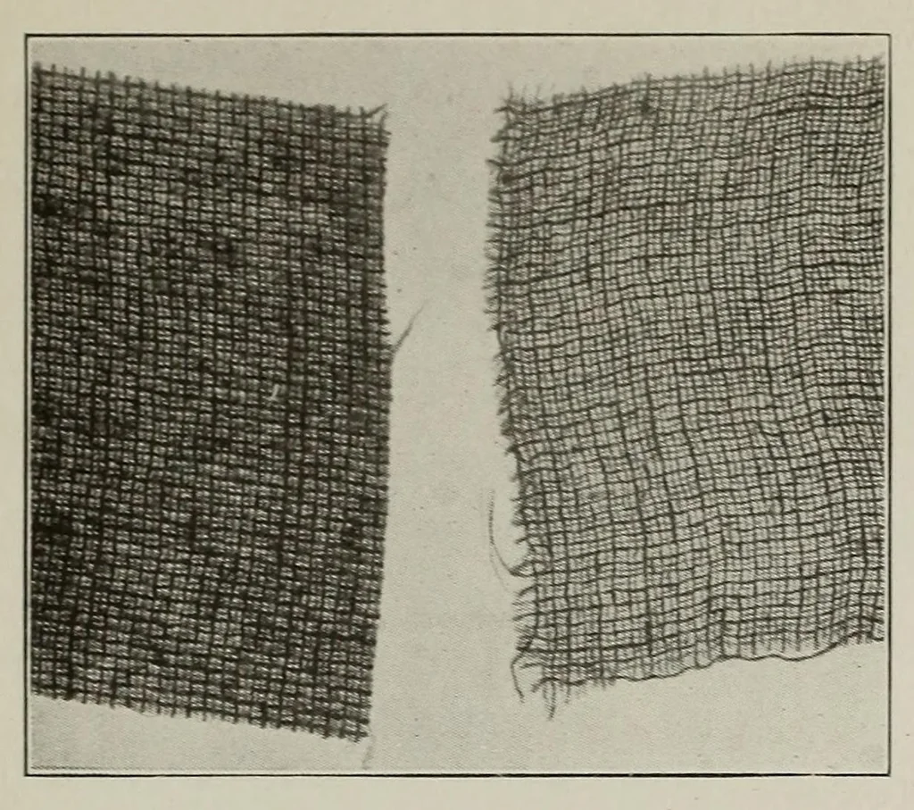 An illustration from Sewing and textiles; a textbook for grades and rural schools, prepared in the Extension division of the University of Wisconsin, 1918, leaf 97