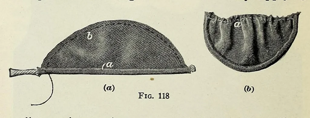 An illustration from Ribbon and fabric trimmings : a variety of appropriate dress trimmings that can be made from ribbon and fabric, with directions for their making, 1925, leaf 40