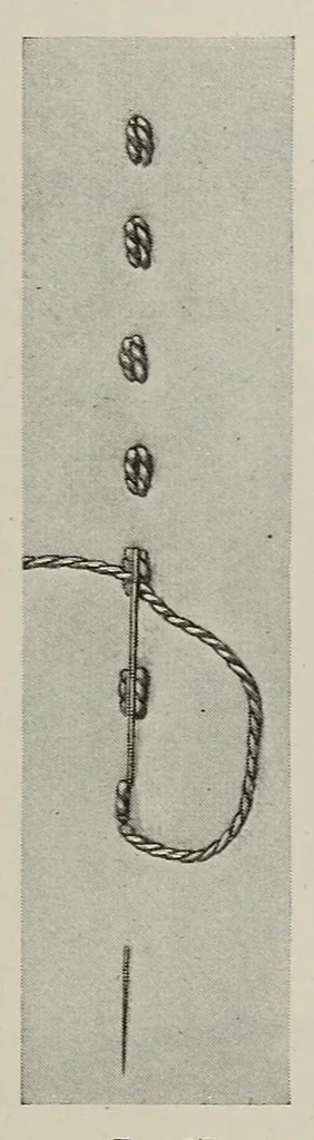 An illustration from Embroidery and decorative stitches, 1916, leaf 35