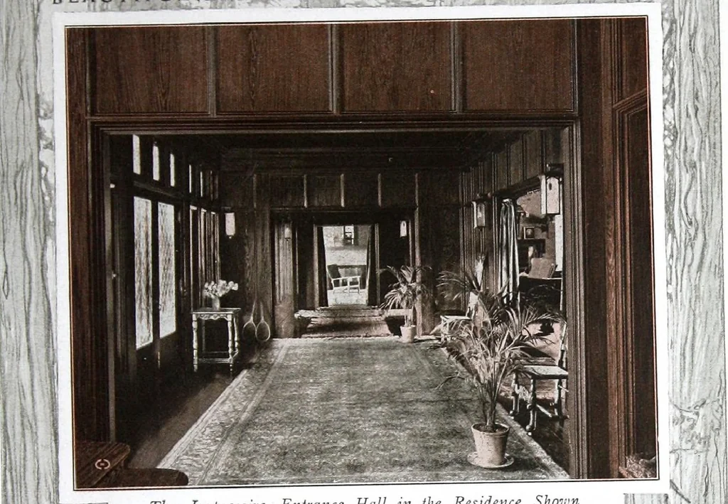 An illustration from California Redwood "nature's lumber masterpiece", 1916, leaf 16