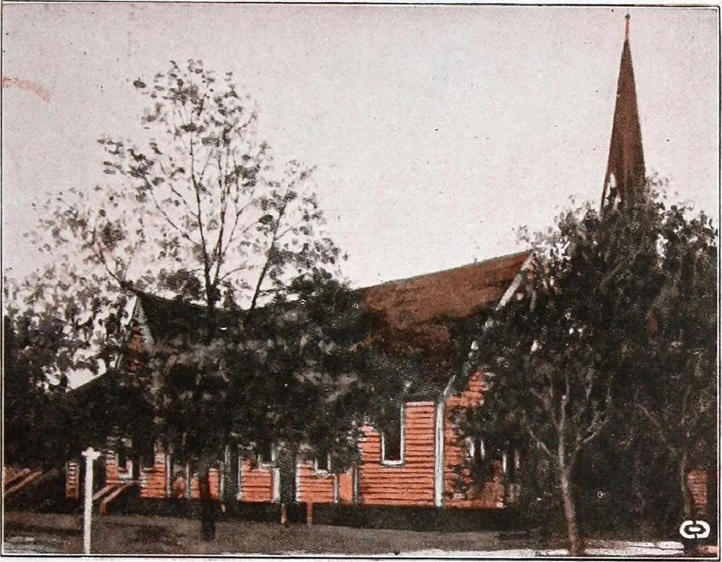 An illustration from California Redwood "nature's lumber masterpiece", 1916, leaf 30