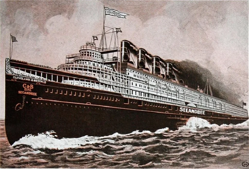 An illustration from California Redwood "nature's lumber masterpiece", 1916, leaf 50
