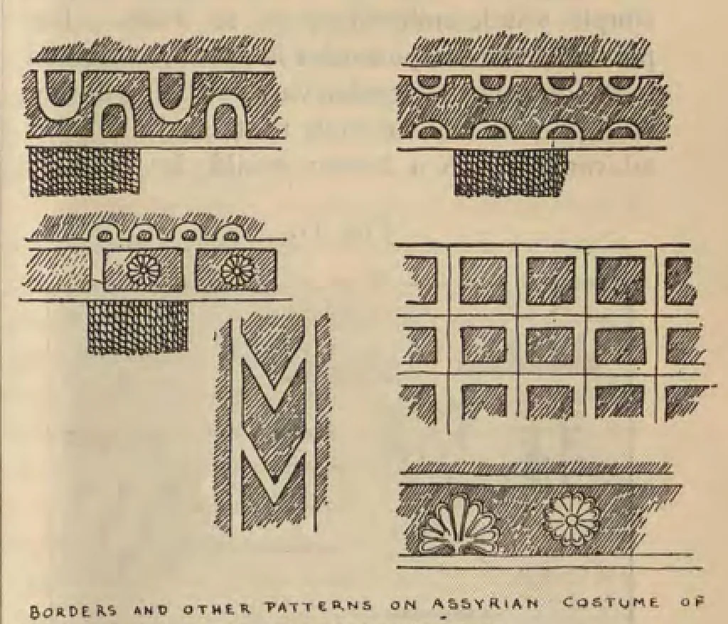 An illustration from Cantor Lectures on the Art of Lace-Making, 1881, leaf 96
