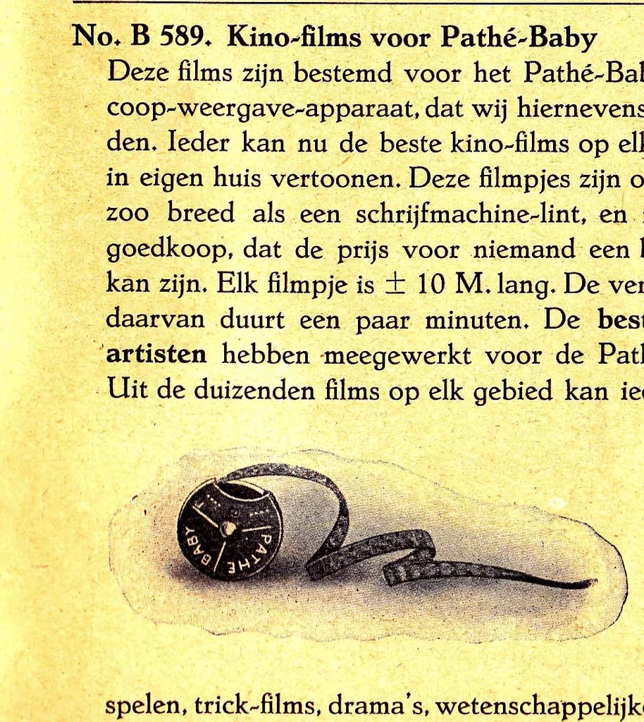 An illustration from Catalogus van Lantaarnplaatjes, Lichtbeelden op Filmstrooken enz. CAPI Catalogus No. 40, 1925, leaf 32