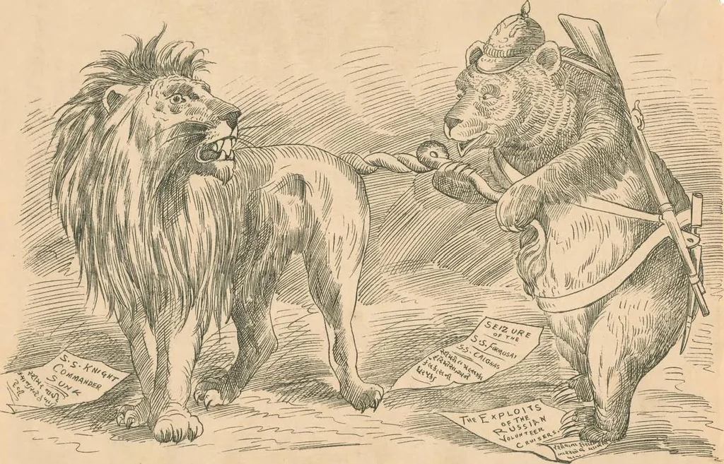 An illustration from Cartoons from the "Hindi Punch" : 1904., 1904, leaf 105