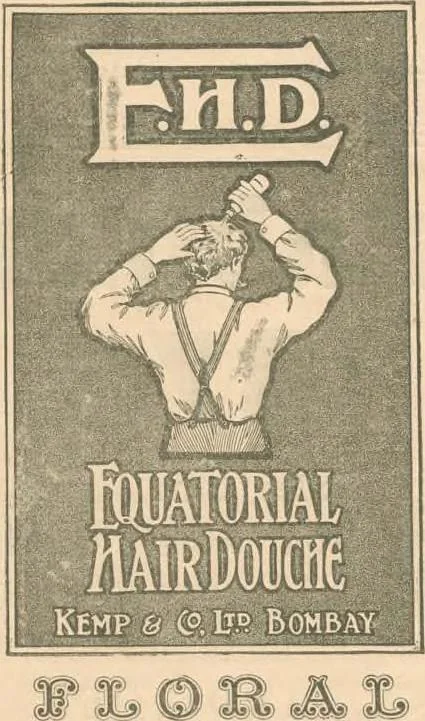 An illustration from Cartoons from the "Hindi Punch" : 1904., 1904, leaf 12