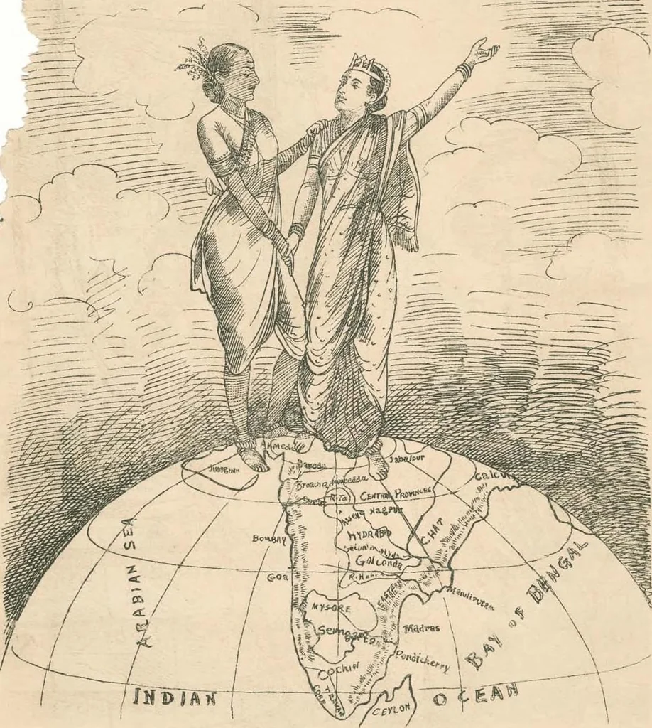 An illustration from Cartoons from the "Hindi Punch" : 1904., 1904, leaf 125