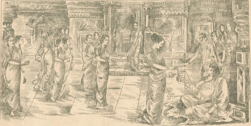 An illustration from Cartoons from the "Hindi Punch" : 1904., 1904, leaf 128