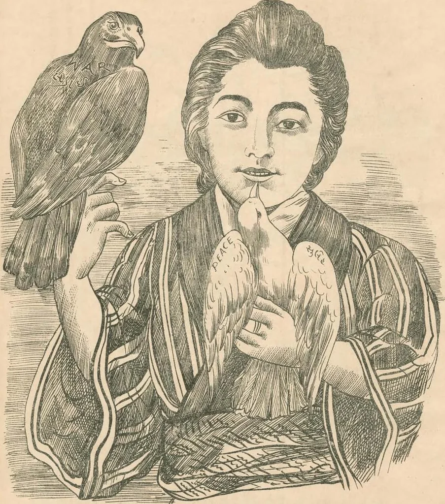 An illustration from Cartoons from the "Hindi Punch" : 1904., 1904, leaf 51