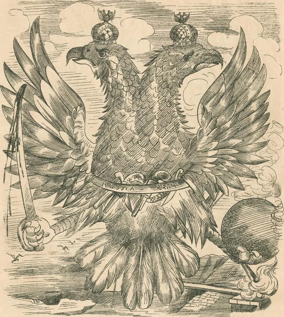An illustration from Cartoons from the "Hindi Punch" : 1904., 1904, leaf 63