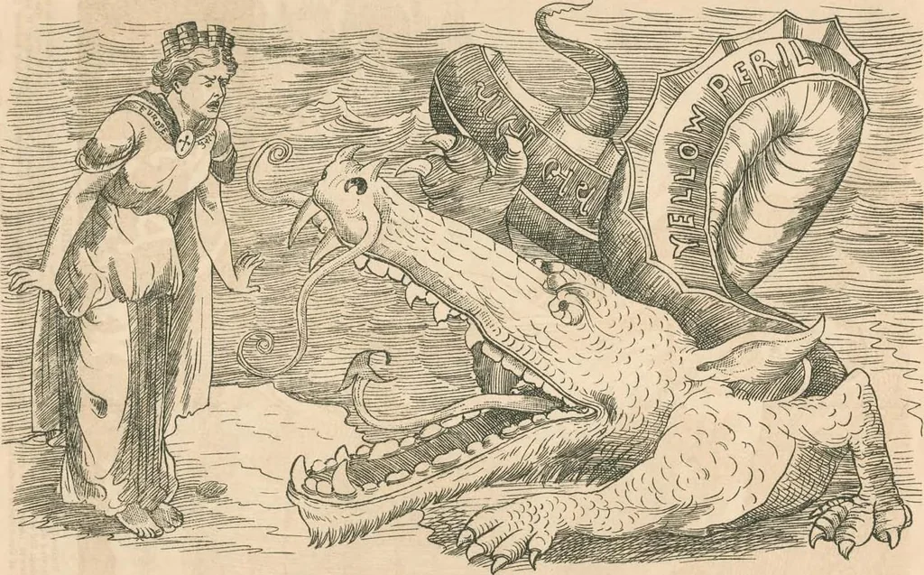 An illustration from Cartoons from the "Hindi Punch" : 1904., 1904, leaf 83