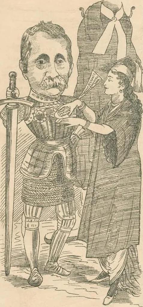 An illustration from Cartoons from the "Hindi Punch" : 1904., 1904, leaf 99