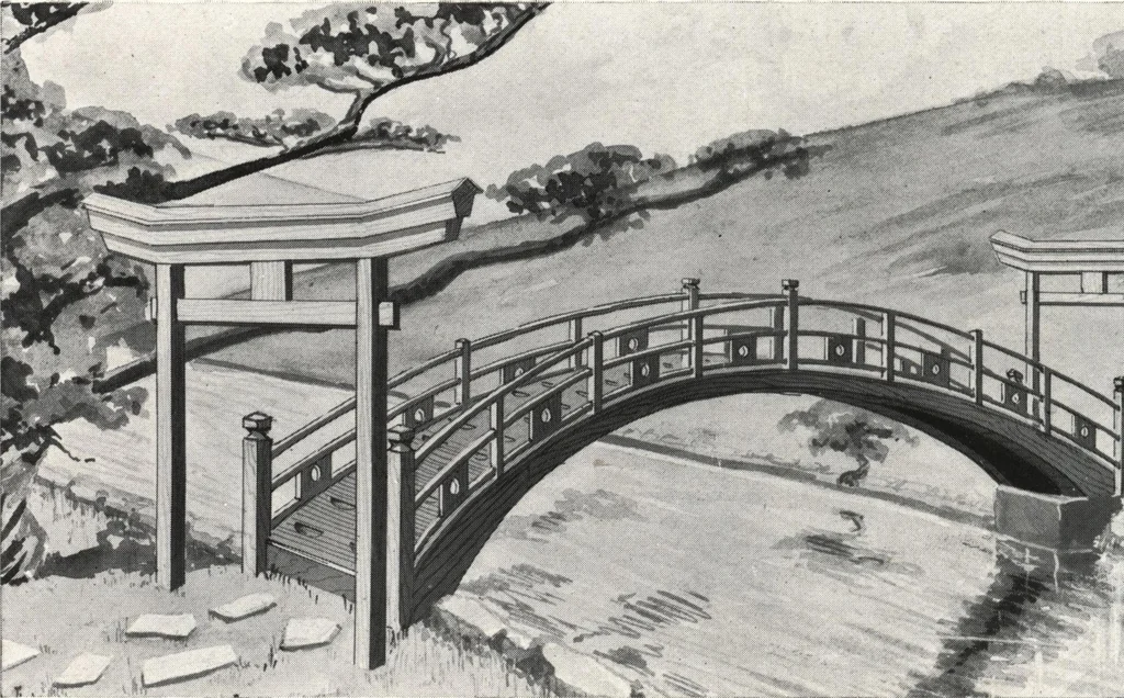 An illustration from Catalog of garden furniture, arbors, pergolas, gateways, trellises, fences, etc., 1920, leaf 101