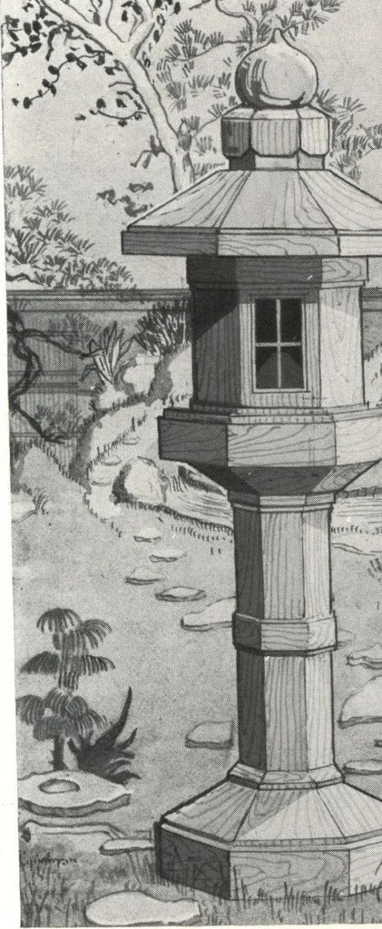 An illustration from Catalog of garden furniture, arbors, pergolas, gateways, trellises, fences, etc., 1920, leaf 102
