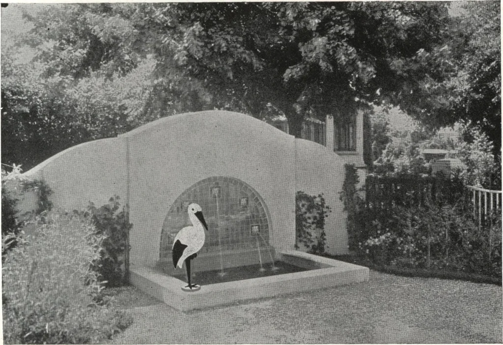 An illustration from Catalog of garden furniture, arbors, pergolas, gateways, trellises, fences, etc., 1920, leaf 108