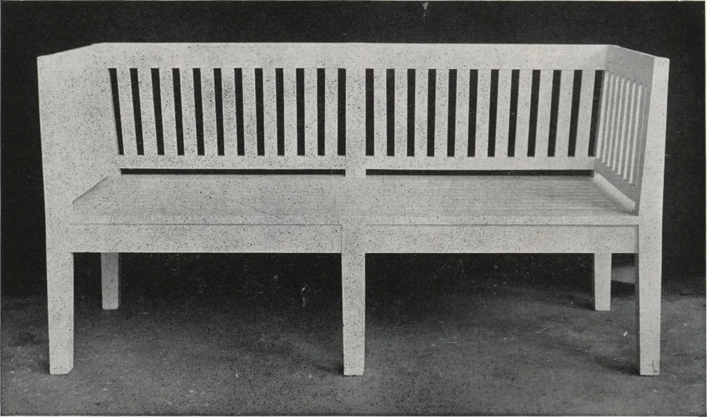 An illustration from Catalog of garden furniture, arbors, pergolas, gateways, trellises, fences, etc., 1920, leaf 11