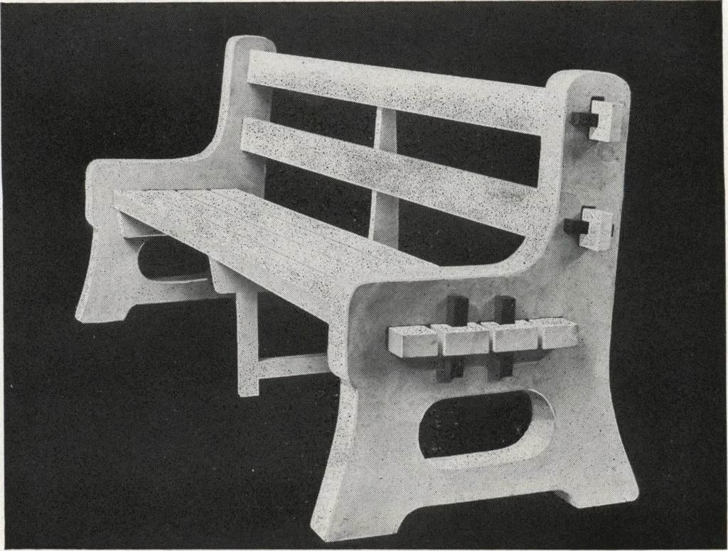 An illustration from Catalog of garden furniture, arbors, pergolas, gateways, trellises, fences, etc., 1920, leaf 13