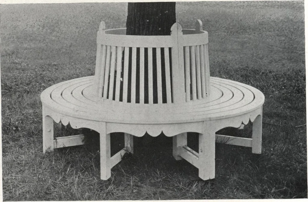 An illustration from Catalog of garden furniture, arbors, pergolas, gateways, trellises, fences, etc., 1920, leaf 17