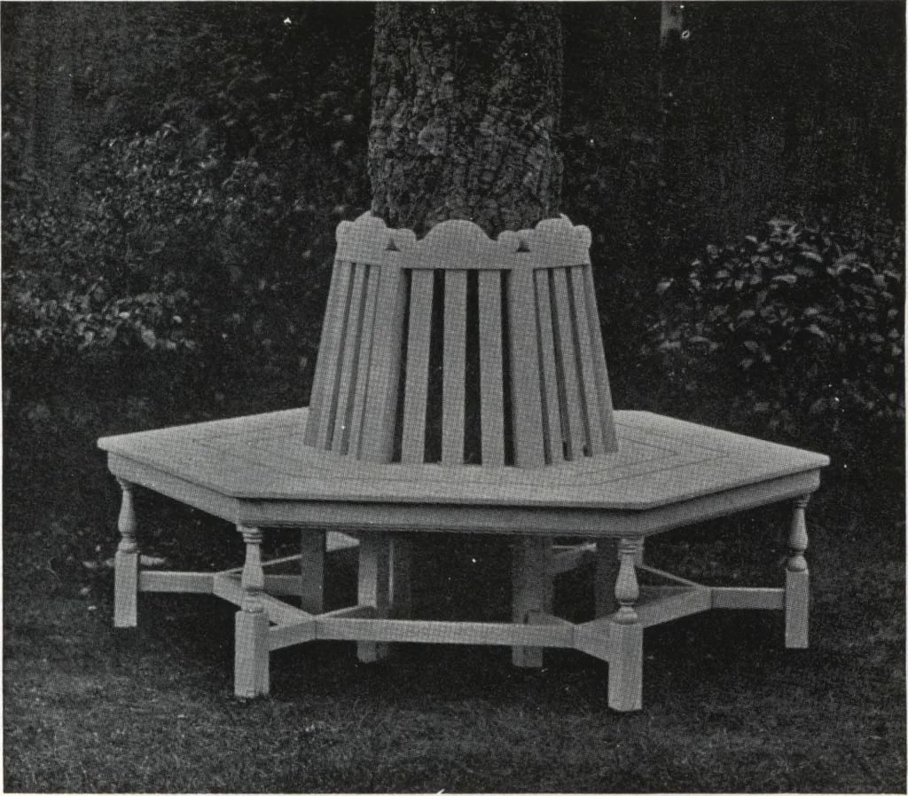 An illustration from Catalog of garden furniture, arbors, pergolas, gateways, trellises, fences, etc., 1920, leaf 18