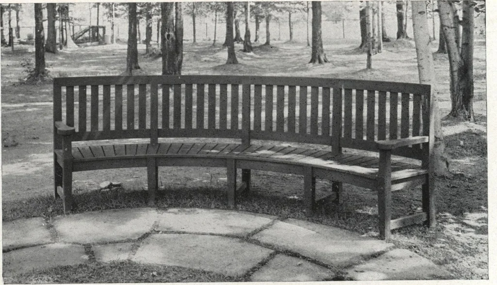 An illustration from Catalog of garden furniture, arbors, pergolas, gateways, trellises, fences, etc., 1920, leaf 19