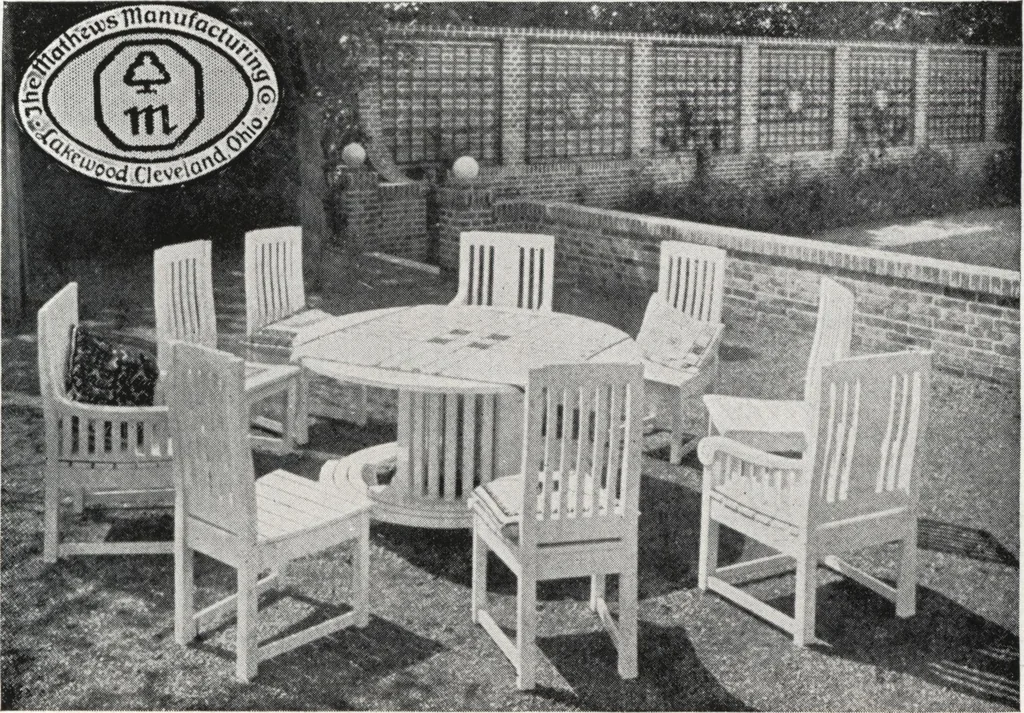 An illustration from Catalog of garden furniture, arbors, pergolas, gateways, trellises, fences, etc., 1920, leaf 22