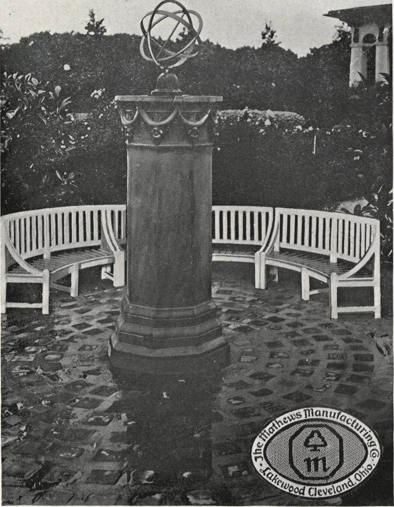 An illustration from Catalog of garden furniture, arbors, pergolas, gateways, trellises, fences, etc., 1920, leaf 34