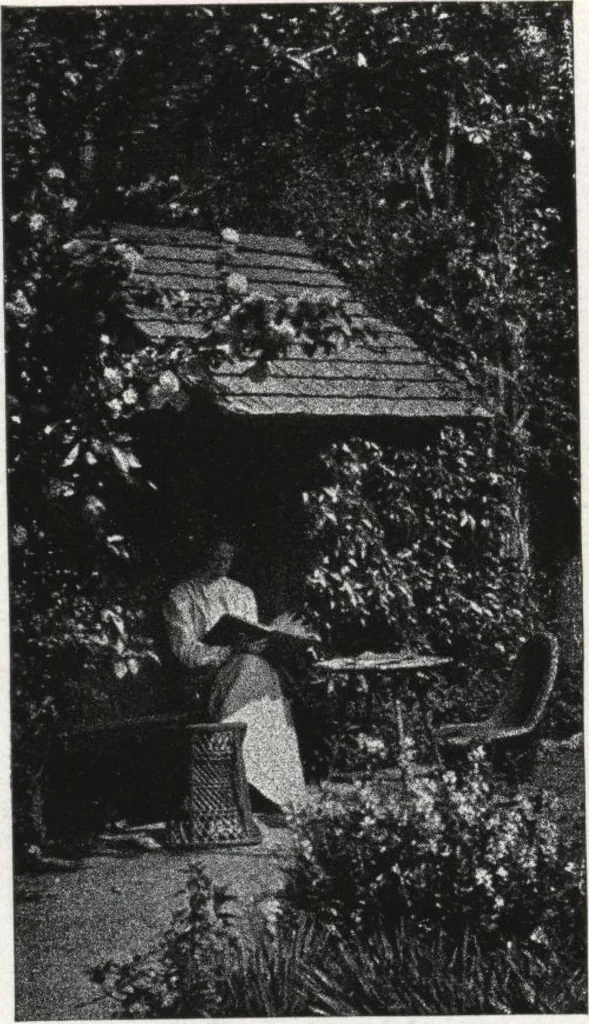 An illustration from Catalog of garden furniture, arbors, pergolas, gateways, trellises, fences, etc., 1920, leaf 51