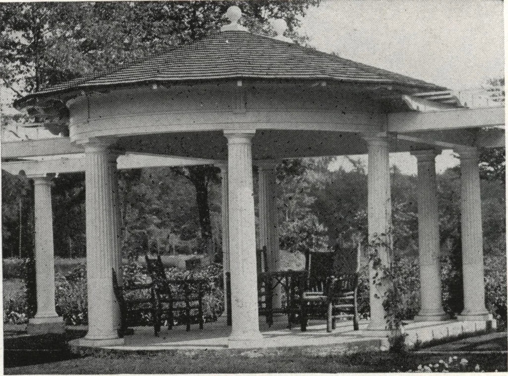 An illustration from Catalog of garden furniture, arbors, pergolas, gateways, trellises, fences, etc., 1920, leaf 57