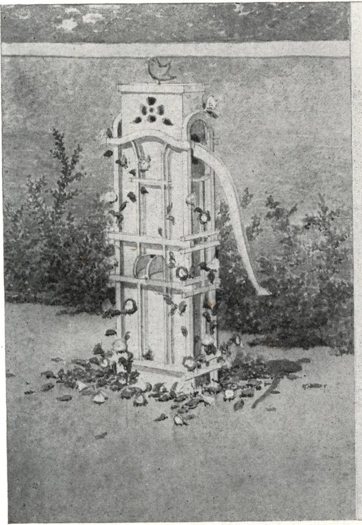 An illustration from Catalog of garden furniture, arbors, pergolas, gateways, trellises, fences, etc., 1920, leaf 90