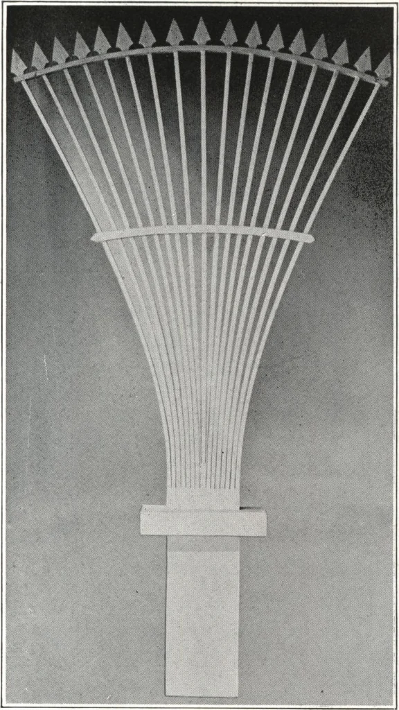 An illustration from Catalog of garden furniture, arbors, pergolas, gateways, trellises, fences, etc., 1920, leaf 96