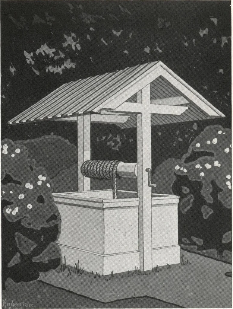 An illustration from Catalog of garden furniture, arbors, pergolas, gateways, trellises, fences, etc., 1920, leaf 99