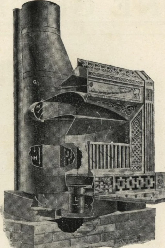 An illustration from Catalogue Aldine Grate & Mantel Company, 1906, leaf 10