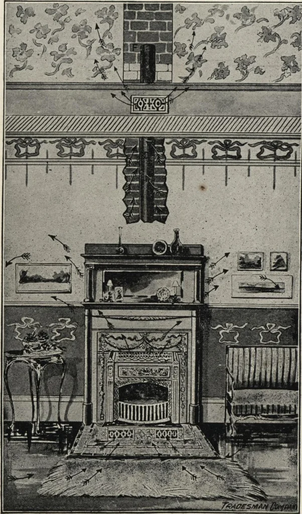 An illustration from Catalogue Aldine Grate & Mantel Company, 1906, leaf 12