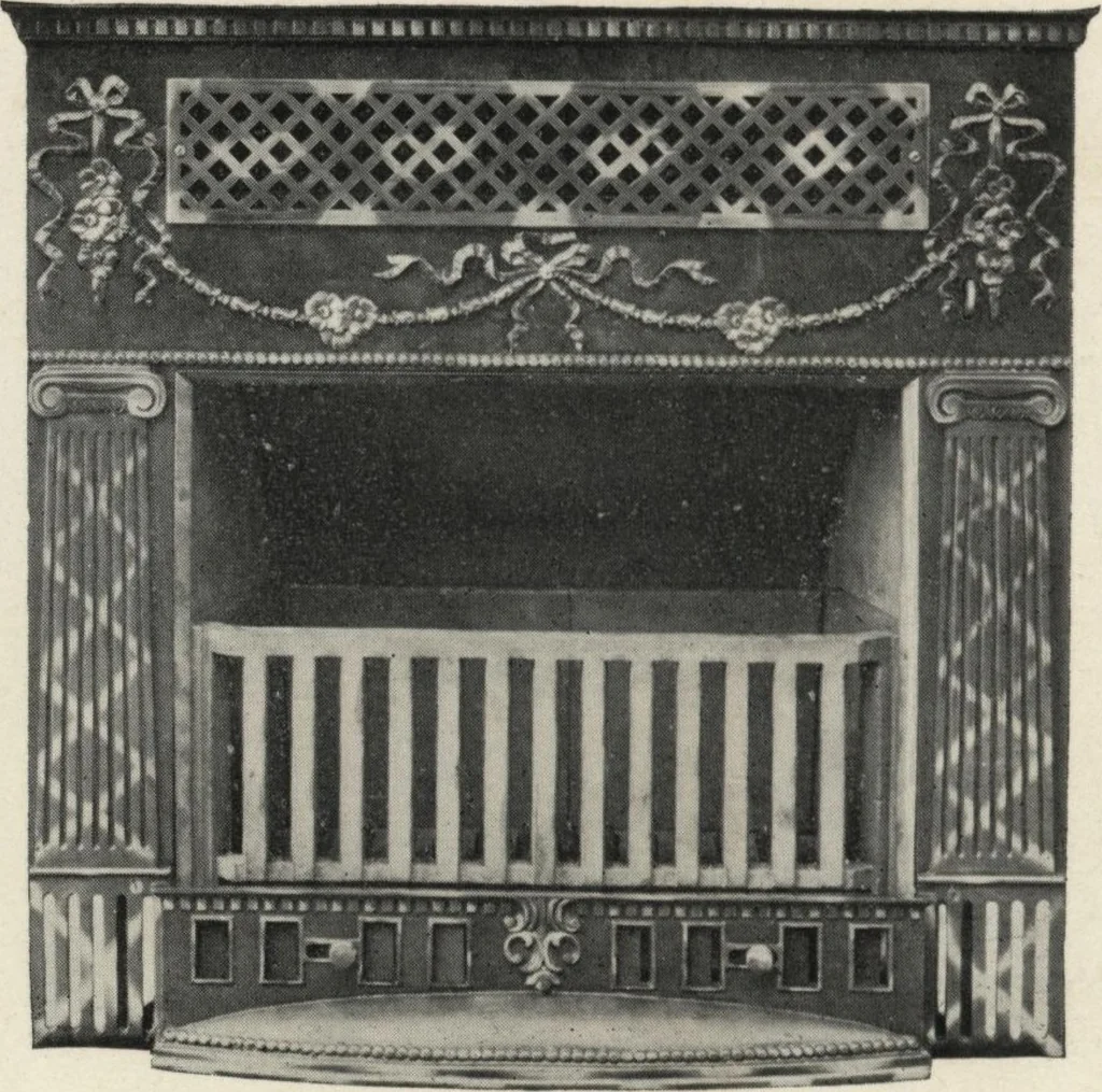 An illustration from Catalogue Aldine Grate & Mantel Company, 1906, leaf 13