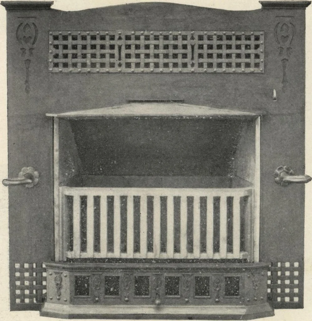An illustration from Catalogue Aldine Grate & Mantel Company, 1906, leaf 13