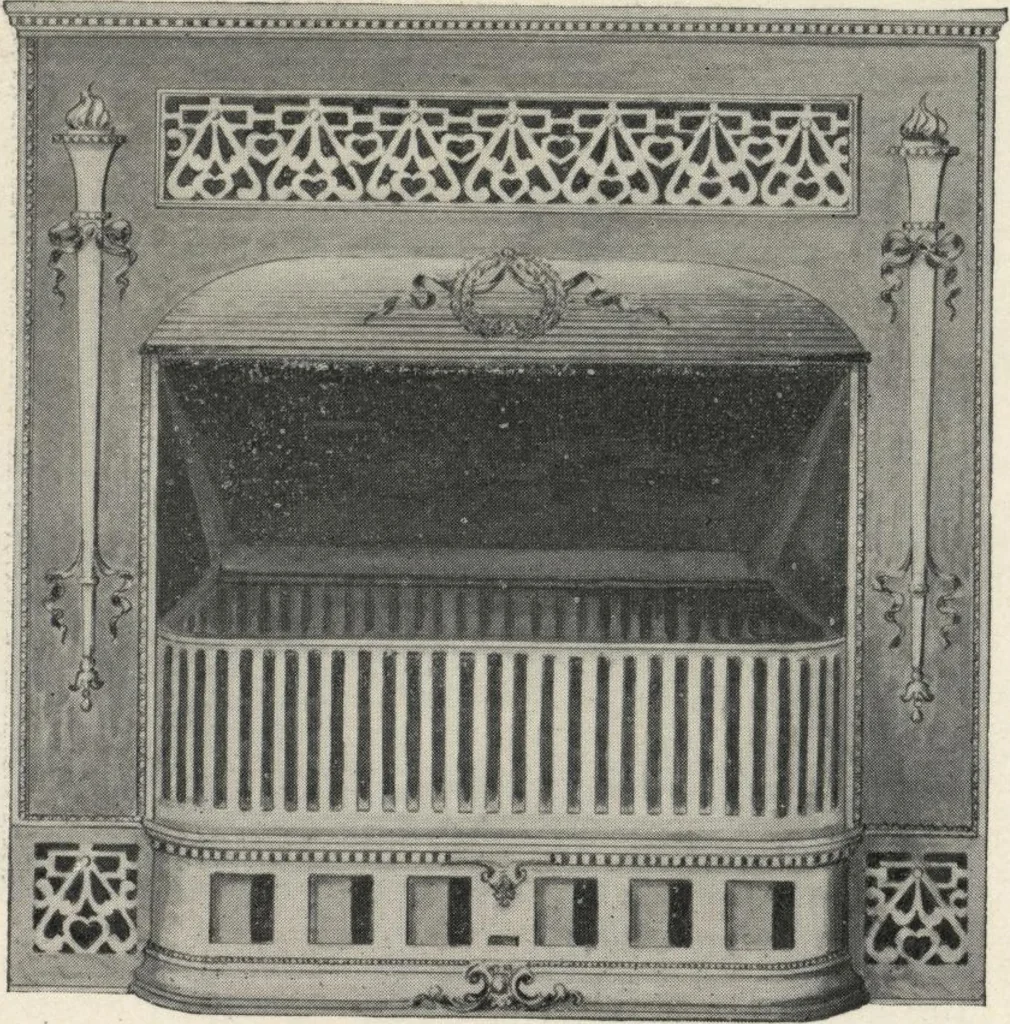 An illustration from Catalogue Aldine Grate & Mantel Company, 1906, leaf 13