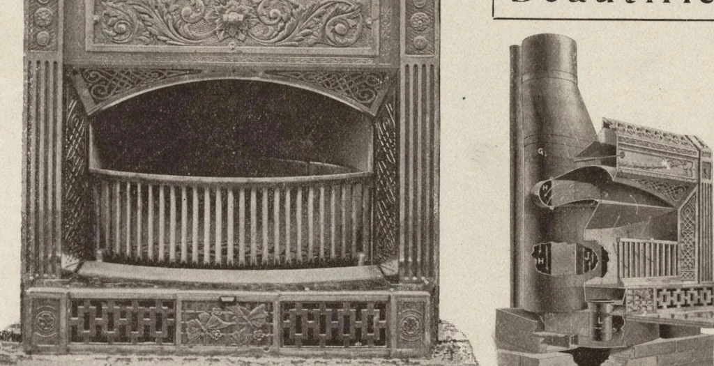 An illustration from Catalogue Aldine Grate & Mantel Company, 1906, leaf 2