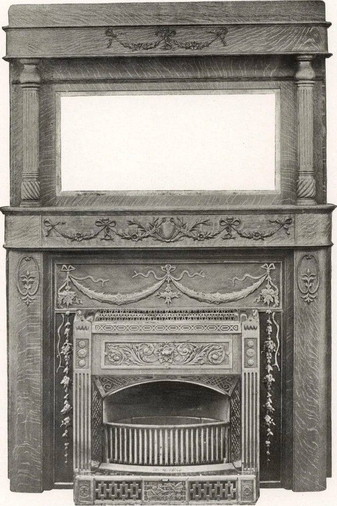 An illustration from Catalogue Aldine Grate & Mantel Company, 1906, leaf 22